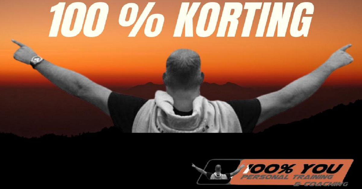 Nu 100% korting!