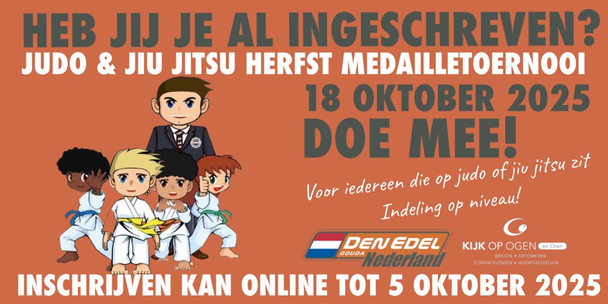 Inschrijven Herfst medailletoernooi