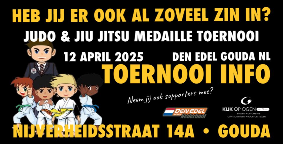 Medailletoernooi 12 april info