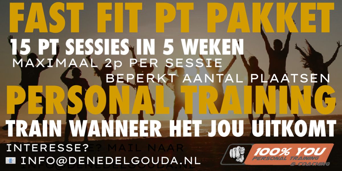 Personal Training kortingsactie!